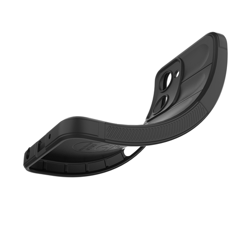 Vivo Y03t Cover - Black - New Flexible TPU Mobile Phone Back Cover Scratch Proof Phone Protective Case