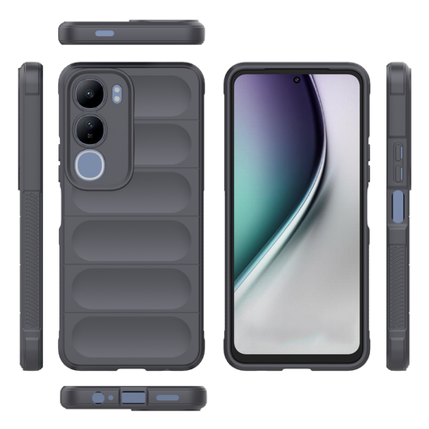 Vivo Y19s Pro Cover - Gray - New Flexible TPU Mobile Phone Back Cover Scratch Proof Phone Protective Case
