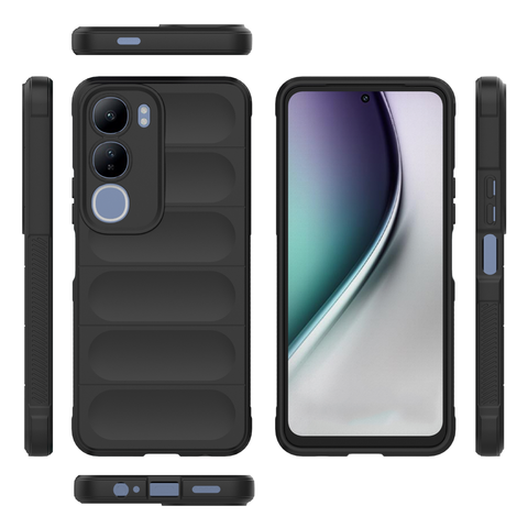 Vivo Y29 5G Cover - Black - New Flexible TPU Mobile Phone Back Cover Scratch Proof Phone Protective Case