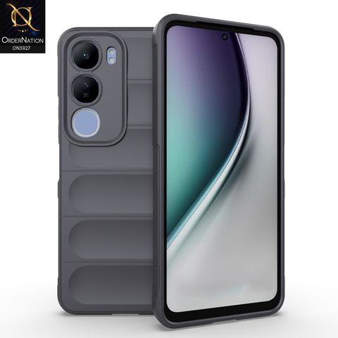 Vivo Y29 5G Cover - Gray - New Flexible TPU Mobile Phone Back Cover Scratch Proof Phone Protective Case