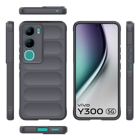 Vivo V40 Lite (IDN) Cover - Gray - New Flexible TPU Mobile Phone Back Cover Scratch Proof Phone Protective Case