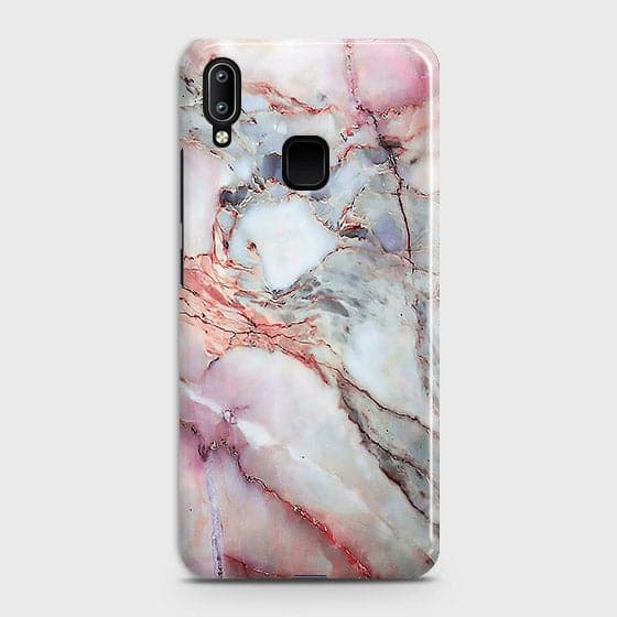 Vivo Y91 Cover - Violet Sky Marble Trendy Printed Hard Case with Life Time Colors Guarantee ( Fast Delivery )
