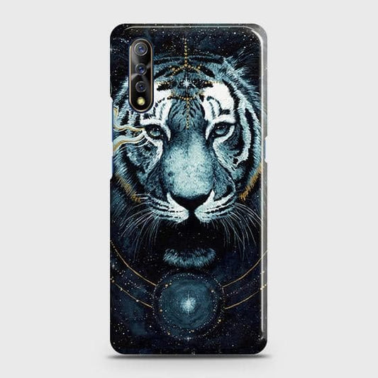 Vivo S1 Cover - Vintage Galaxy Tiger Printed Hard Case with Life Time Colors Guarantee(4) ( Fast Delivery )