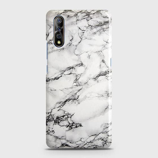 Vivo S1 Cover - Matte Finish - Trendy Mysterious White Marble Printed Hard Case with Life Time Colors Guarantee(1b27) b-70 ( Fast Delivery )