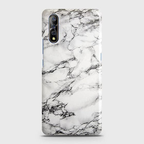 Vivo S1 Cover - Matte Finish - Trendy Mysterious White Marble Printed Hard Case with Life Time Colors Guarantee ( Fast Delivery )