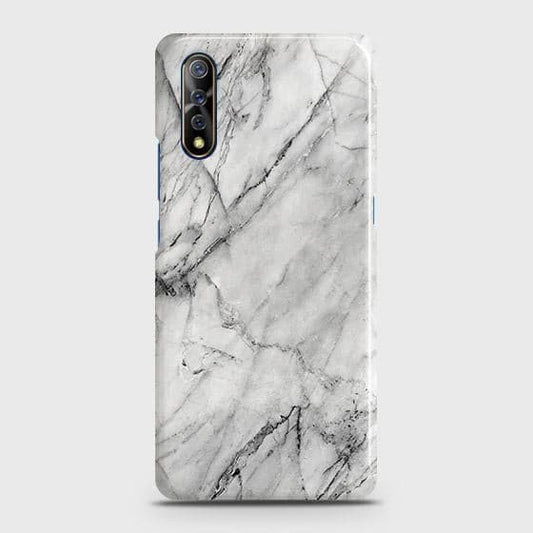 Vivo S1 Cover - Matte Finish - Trendy White Floor Marble Printed Hard Case with Life Time Colors Guarantee - D2  b-72 ( Fast Delivery )