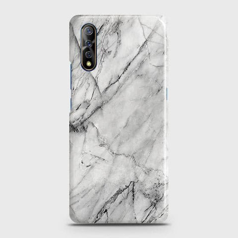 Vivo S1 Cover - Matte Finish - Trendy White Floor Marble Printed Hard Case with Life Time Colors Guarantee - D2  b-72 ( Fast Delivery )