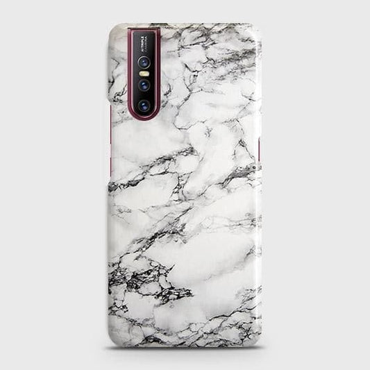 Vivo V15 Pro Cover - Matte Finish - Trendy Mysterious White Marble Printed Hard Case with Life Time Colors Guarantee(2) b56 ( Fast Delivery )