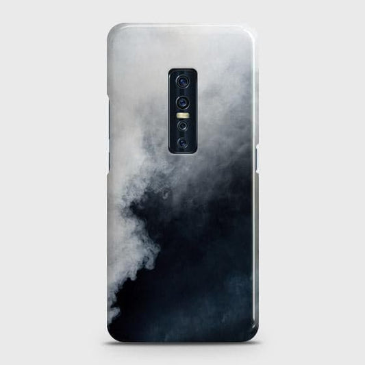 Vivo V17 Pro Cover - Matte Finish - Trendy Misty White and Black Marble Printed Hard Case with Life Time Colors Guarantee (Fast Delivery)
