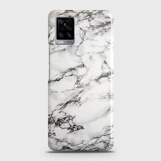 Vivo V20 Cover - Matte Finish - Trendy Mysterious White Marble Printed Hard Case with Life Time Colors Guarantee (Fast Delivery)