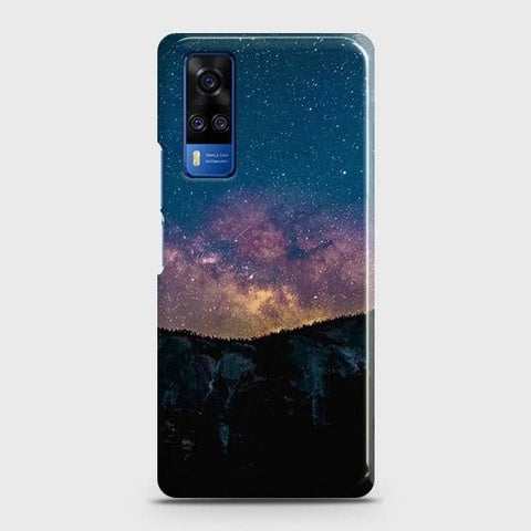 Vivo Y51a Cover - Matte Finish - Embrace Dark Galaxy  Trendy Printed Hard Case with Life Time Colors Guarantee(B39) ( Fast Delivery )