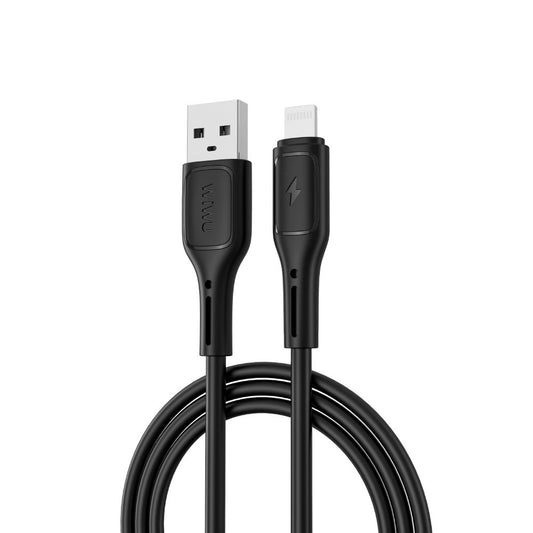 WIWU WI-C042e USB TO Lightning Cable- Black