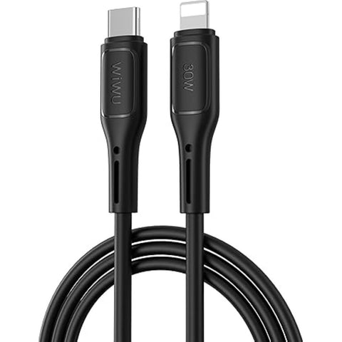 WIWU WI-C043 TYPE-C TO  LIGHTNING CABLE - BLACK