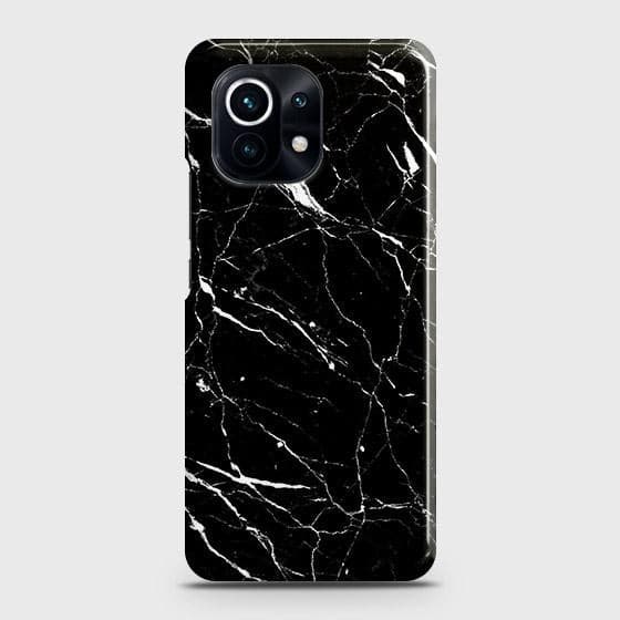 Xiaomi Mi 11 Lite Cover - Trendy Black Marble Printed Hard Case with Life Time Colors Guarantee (Fast Delivery)