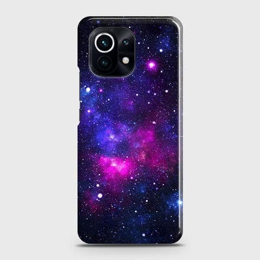 Xiaomi Mi 11 Lite Cover - Dark Galaxy Stars Modern Printed Hard Case with Life Time Colors Guarantee ( Fast Delivery )