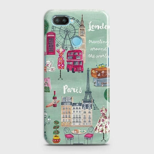 Xiaomi Mi 8 Lite Cover - Matte Finish - London, Paris, New York ModernPrinted Hard Case with Life Time Colors Guarantee B66 ( Fast Delivery )