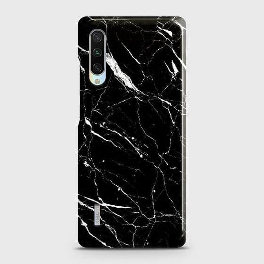 Xiaomi Mi A3 Cover - Trendy Black Marble Printed Hard Case with Life Time Colors Guarantee (Fast Delivery)