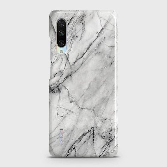Xiaomi Mi A3 Cover - Matte Finish - Trendy White Floor Marble Printed Hard Case with Life Time Colors Guarantee - D2(B32) 1 ( Fast Delivery )