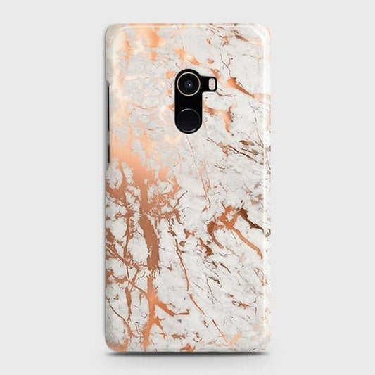 Xiaomi Mi Mix 2Cover - In Chic Rose Gold Chrome Style Printed Hard Case with Life Time Colors Guarantee ( Fast delivery )