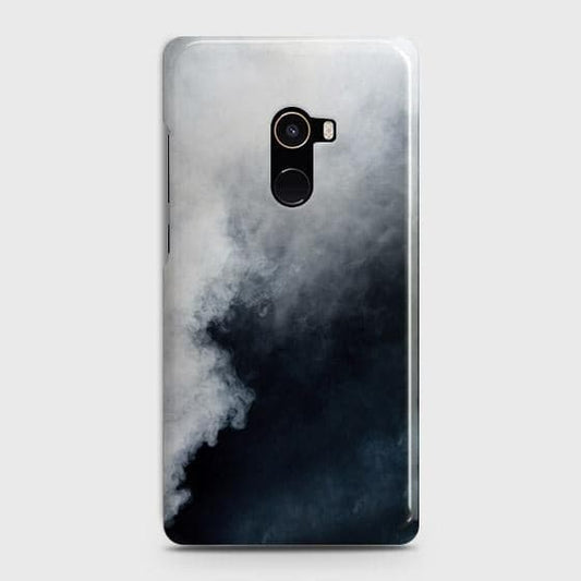 Xiaomi Mi Mix 2 Cover - Matte Finish - Trendy Misty White and Black Marble Printed Hard Case with Life Time Colors Guarantee -b42 ( Fast Delivery )