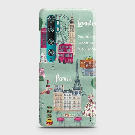 Xiaomi Mi Note 10 Cover - Matte Finish - London, Paris, New York ModernPrinted Hard Case with Life Time Colors Guarantee(B39) ( Fast Delivery )