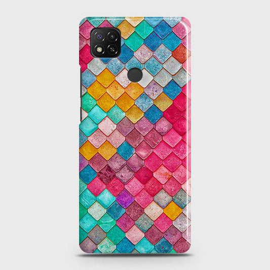 Xiaomi Redmi 10A Cover - Chic Colorful Mermaid Printed Hard Case with Life Time Colors Guarante (Fast delivery)