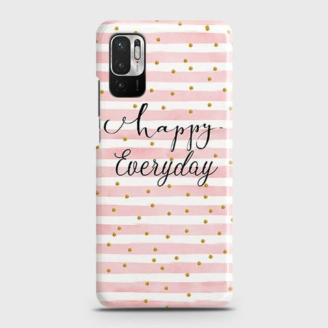 Xiaomi Redmi Note 10 5G Cover - Trendy Happy Everyday Printed Hard Case with Life Time Colors Guarantee (Fast Delivery)