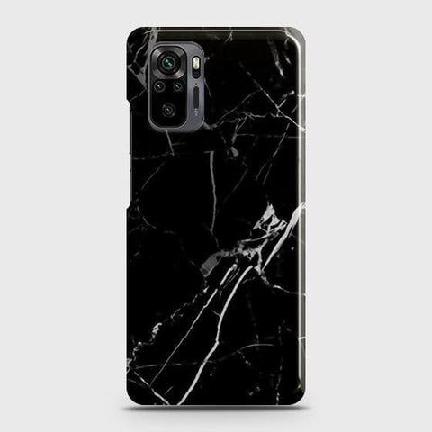 Xiaomi Redmi Note 10 Pro Cover - Black Modern ClaSic Marble Printed Hard Case with Life Time Colors Guarantee ( Fast Delivery )