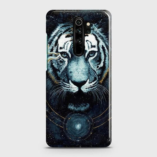 Xiaomi Redmi Note 8 Pro Cover - Vintage Galaxy Tiger Printed Hard Case with Life Time Colors Guarantee ( Fast Delivery )