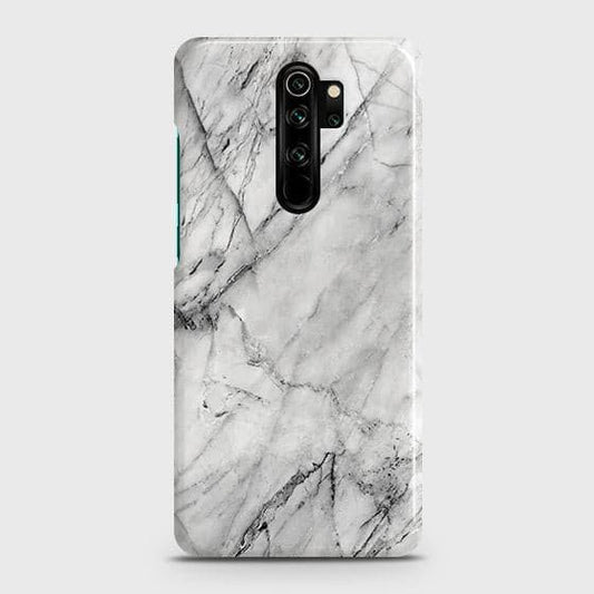 Xiaomi Redmi Note 8 Pro Cover - Matte Finish - Trendy White Floor Marble Printed Hard Case with Life Time Colors Guarantee B72 ( Fast Delivery )