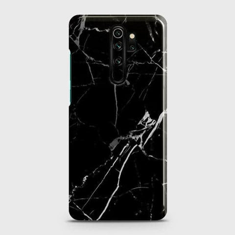 Xiaomi Redmi Note 8 Pro Cover - Black Modern Classic Marble Printed Hard Case with Life Time Colors Guarante ( Fast Delivery )