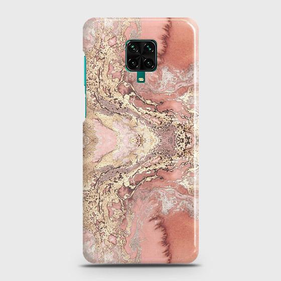 Xiaomi Redmi Note 9 Pro Cover - Trendy Chic Rose Gold Marble Printed Hard Case with Life Time Colors Guarantee (Fast Delivery)
