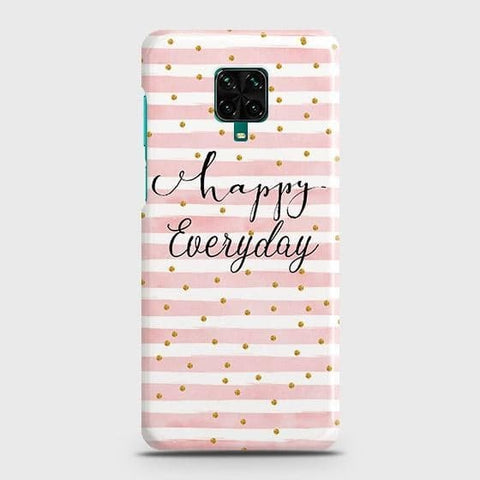 Xiaomi Redmi Note 9 Pro Cover - Trendy Happy Everyday Printed Hard Case with Life Time Colors Guarantee ( Fast Delivery )