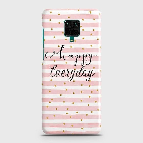 Xiaomi Redmi Note 9S Cover - Trendy Happy Everyday Printed Hard Case with Life Time Colors Guarantee (Fast Delivery)