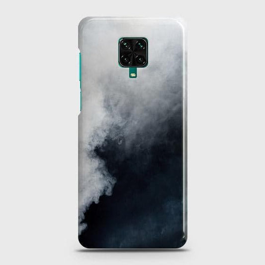 Xiaomi Poco M2 Pro Cover - Matte Finish - Trendy Misty White and Black Marble Printed Hard Case with Life Time Colors Guarantee