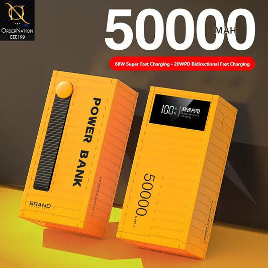 Faxite Y50 50000mAh Multifunctional Portable Power Station Power Bank - Yellow
