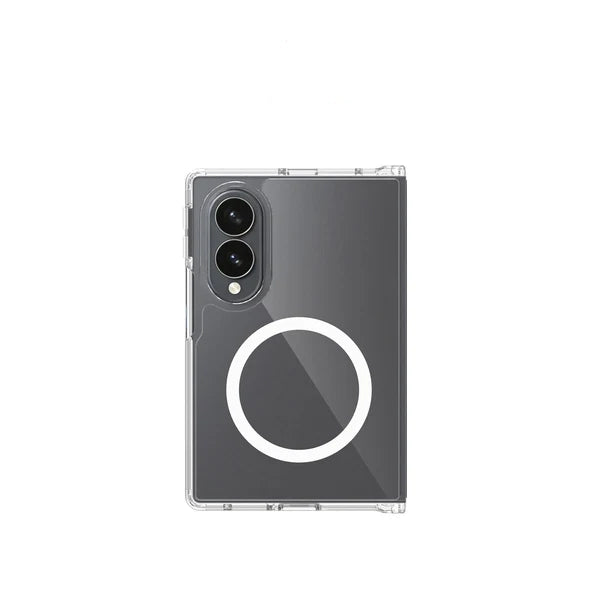 Samsung Galaxy Z Fold 8 Cover - Transparent - ONation Crystal Series - Premium Quality Clear Case No Yellowing Back With Smart Shockproof Cushions
