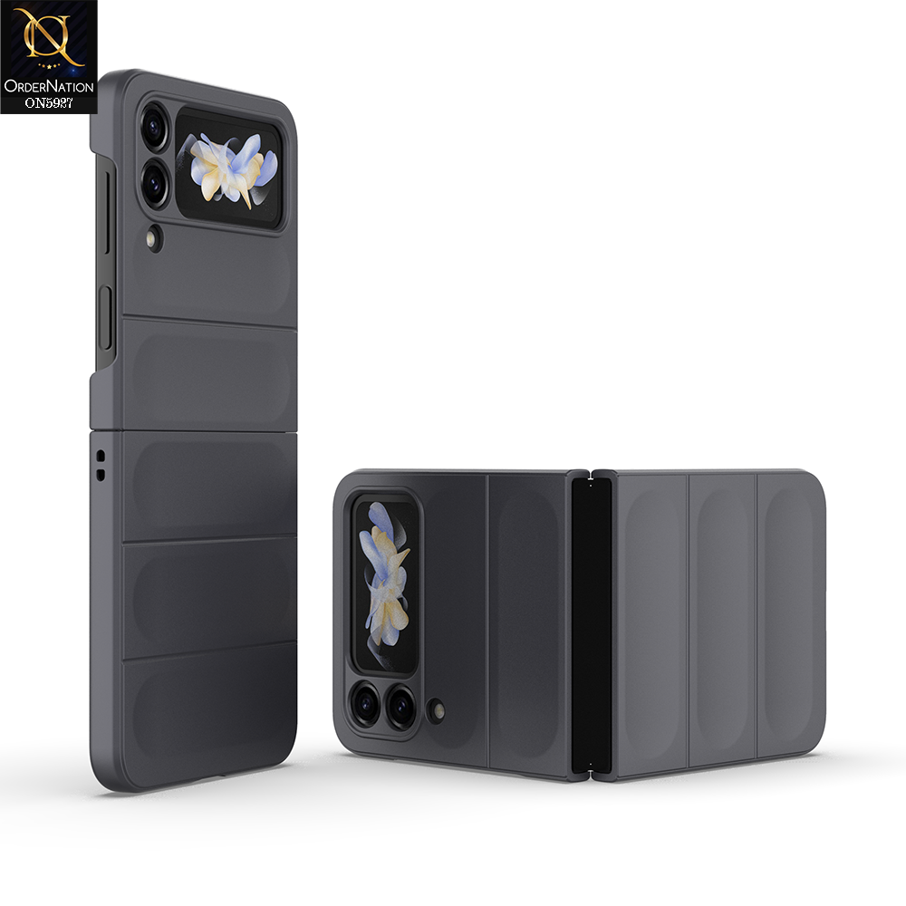 Samsung Galaxy Z Flip 4 5G Cover - Gray - New Flexible TPU Mobile Phone Back Cover Scratch Proof Phone Protective Case