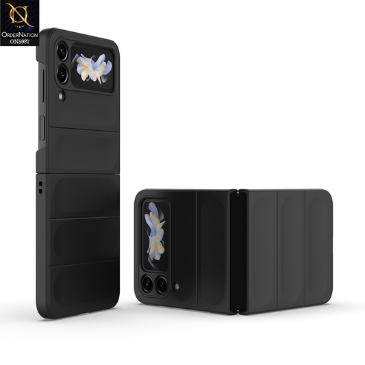 Samsung Galaxy Z Flip 4 5G Cover - Black - New Flexible TPU Mobile Phone Back Cover Scratch Proof Phone Protective Case