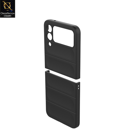 Samsung Galaxy Z Flip 4 5G Cover - Black - New Flexible TPU Mobile Phone Back Cover Scratch Proof Phone Protective Case