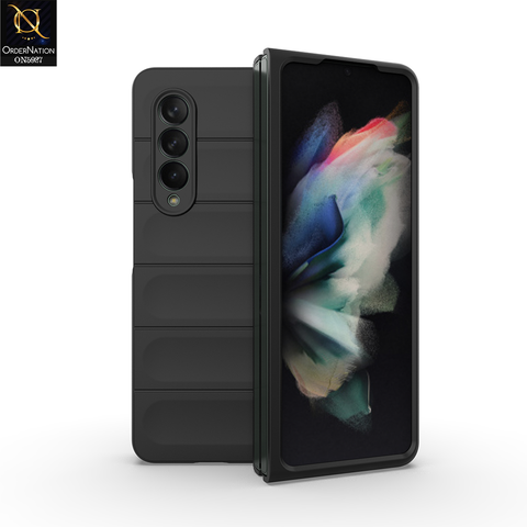 Samsung Galaxy Z Fold 4 5G Cover - Black - New Flexible TPU Mobile Phone Back Cover Scratch Proof Phone Protective Case