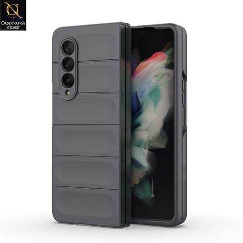 Samsung Galaxy Z Fold 3 5G Cover - Gray - New Flexible TPU Mobile Phone Back Cover Scratch Proof Phone Protective Case