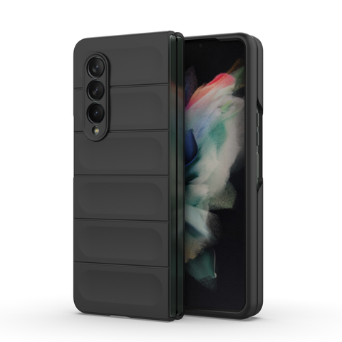 Samsung Galaxy Z Fold 3 5G Cover - Black - New Flexible TPU Mobile Phone Back Cover Scratch Proof Phone Protective Case