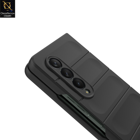 Samsung Galaxy Z Fold 4 5G Cover - Black - New Flexible TPU Mobile Phone Back Cover Scratch Proof Phone Protective Case