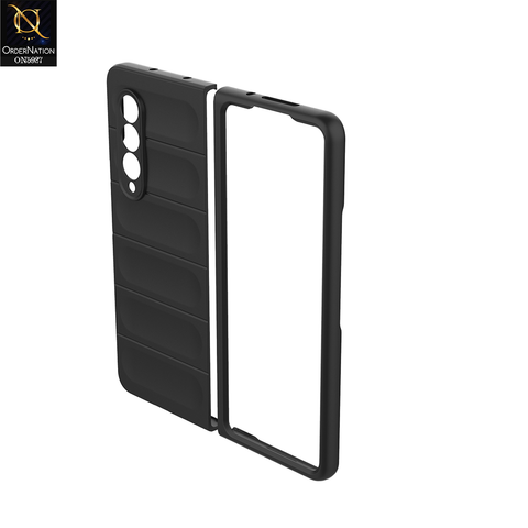 Samsung Galaxy Z Fold 3 5G Cover - Gray - New Flexible TPU Mobile Phone Back Cover Scratch Proof Phone Protective Case