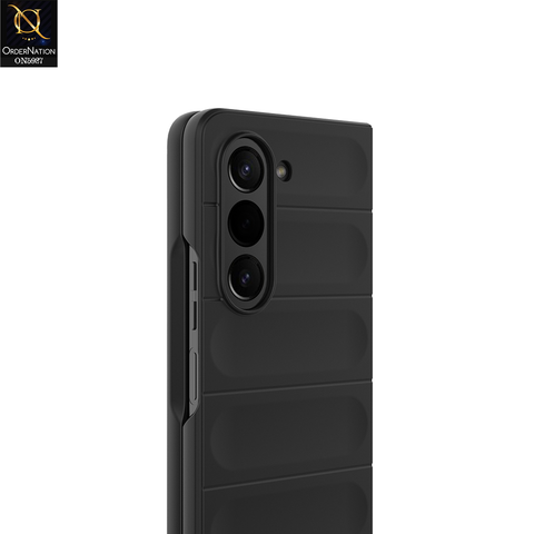 Samsung Galaxy Z Fold 5 5G Cover - Black - New Flexible TPU Mobile Phone Back Cover Scratch Proof Phone Protective Case
