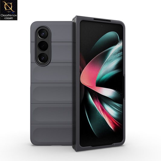 Samsung Galaxy Z Fold 4 5G Cover - Gray - New Flexible TPU Mobile Phone Back Cover Scratch Proof Phone Protective Case