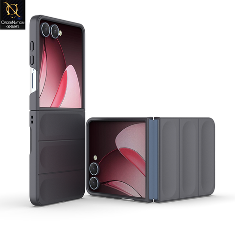 Samsung Galaxy Z Flip 7 Cover - Gray - New Flexible TPU Mobile Phone Back Cover Scratch Proof Phone Protective Case