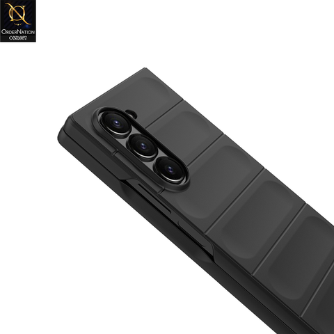Samsung Galaxy Z Fold 6 5G Cover - Black - New Flexible TPU Mobile Phone Back Cover Scratch Proof Phone Protective Case