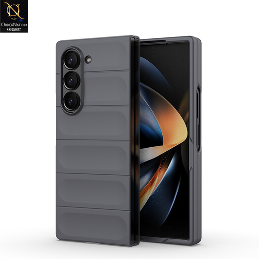 Samsung Galaxy Z Fold 6 5G Cover - Gray - New Flexible TPU Mobile Phone Back Cover Scratch Proof Phone Protective Case